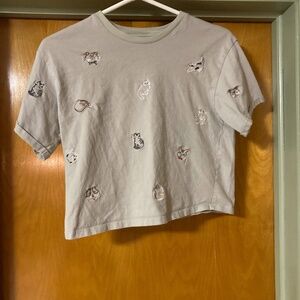 Organic Collective by Organic Generation Cropped Cat Short Sleeve T Shirt XS